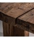 Mesa de centro rectangular de madera de teca maciza reciclada 6
