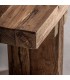 Mesa de centro rectangular de madera de teca maciza reciclada 7