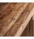 Mesa de centro rectangular de madera de teca maciza reciclada 8