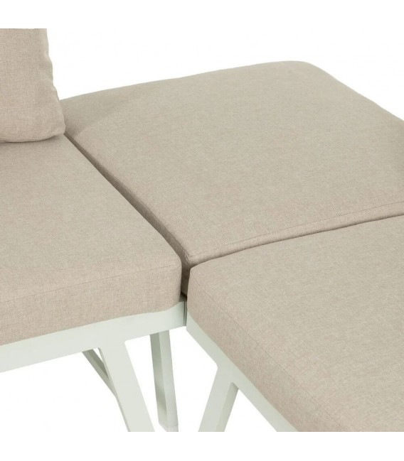Set de sofás exterior con mesa de centro estilo contemporáneo 6