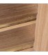 Mueble de TV madera paulownia maciza natural artesanal estilo boho 3