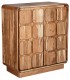 Taquillón estilo boho en madera natural de mango maciza artesanal