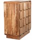 Taquillón estilo boho en madera natural de mango maciza artesanal 2
