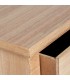 Consola de entrada estilo boho en madera maciza natural elegante 5