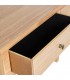 Consola de entrada estilo boho en madera maciza natural elegante 7