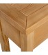 Consola de entrada con dos cajones en madera natural estilo boho 3