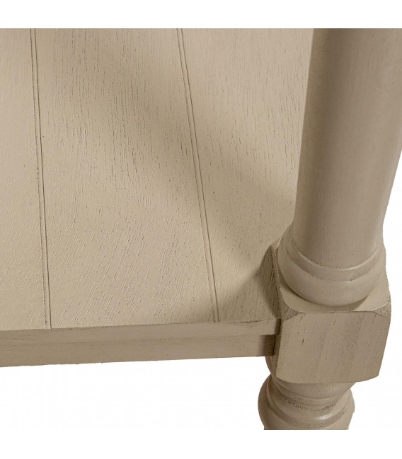 CONSOLA DE ENTRADA 90 X 28 X 81 HORNET MADERA MACIZA TOPO