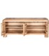 Mueble de TV madera de acacia natural cuatro puertas estilo boho 2