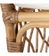 Sillón comedor estilo ibicenco en ratán natural y en aluminio 5