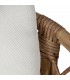 Sillón comedor estilo ibicenco en ratán natural y en aluminio 6