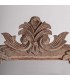 Espejo vestidor de pie en madera maciza tallada natural 2