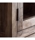 Vitrina boho de madera recuperada y 4 puertas de cristal 4