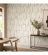 Papel pintado geométrico beige y gris estilo contemporáneo Mdmhogar