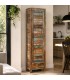 Armario alacena madera maciza decapada con puerta vintage Mdmhogar