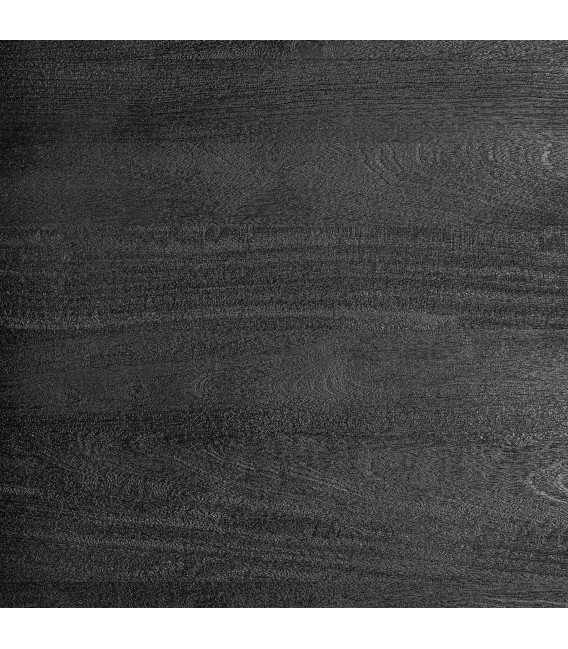 MESA DE COMEDOR XXL 290 X 125 X 75 TRAPIAR MADERA TEÑIDA NEGRO