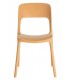 Set 2 sillas comedor apilables color ocre contract hosteleria 1