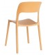 Set 2 sillas comedor apilables color ocre contract hosteleria 3