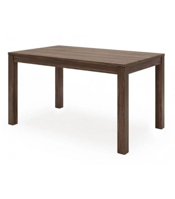Mesa comedor extensible rectangular nogal contemporánea1