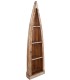 Estantería vintage madera recuperada decapada multicolor miel