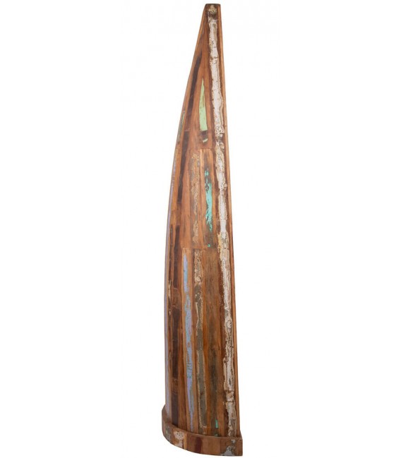 Estantería vintage madera recuperada decapada multicolor miel 2