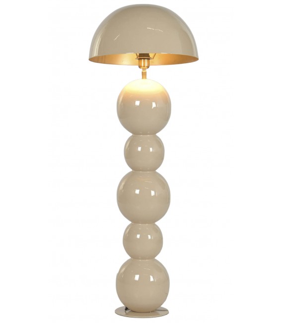 LAMPARA DE PIE 40 Ø X 115 GROLAS METAL BEIGE