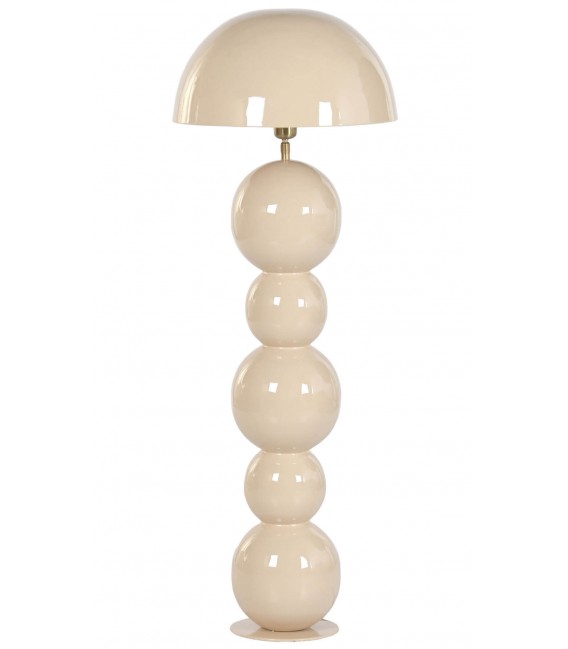 LAMPARA DE PIE 40 Ø X 115 GROLAS METAL BEIGE