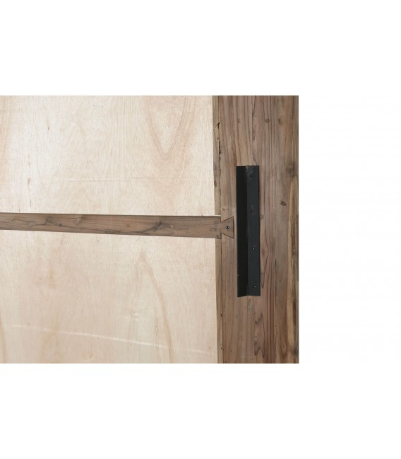 Espejo vestidor XXL teca reciclada acabado vintage natural 3