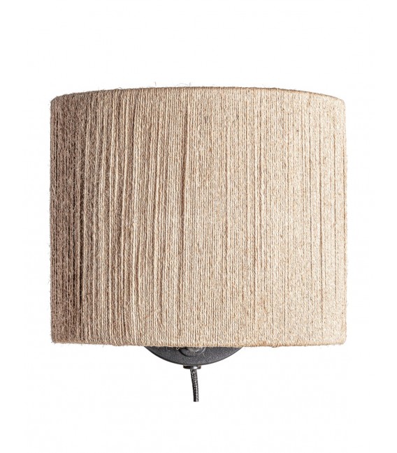 APLIQUE DE PARED 25 X 15 KHED YUTE NATURAL