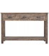 Consola madera de pino macizo con tres cajones estilo rustico 1