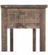 Consola madera de pino macizo con tres cajones estilo rustico 4
