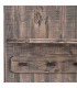 Mueble perchero con banco y almacenaje en pino macizo rústico 3