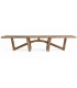 Mesa de comedor rectangular XXL  madera maciza de teca reciclada 1