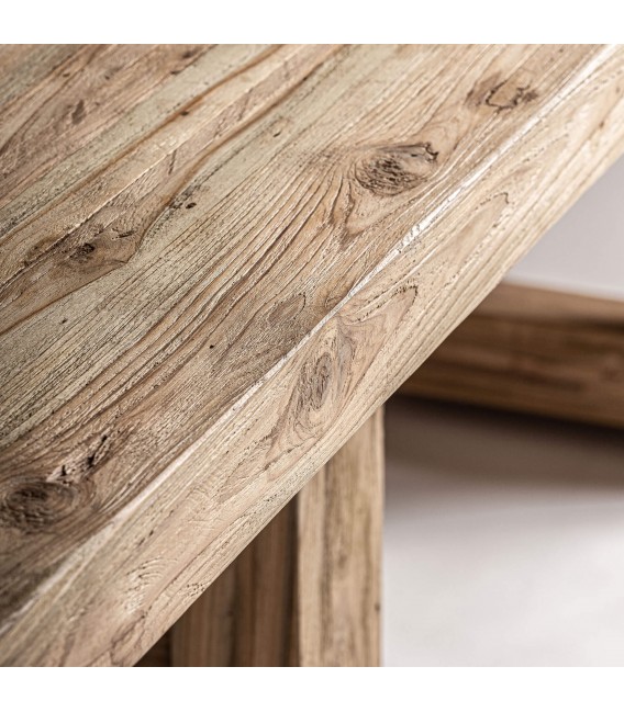 Mesa de comedor rectangular XXL  madera maciza de teca reciclada 2