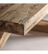 Mesa de comedor rectangular XXL  madera maciza de teca reciclada 3