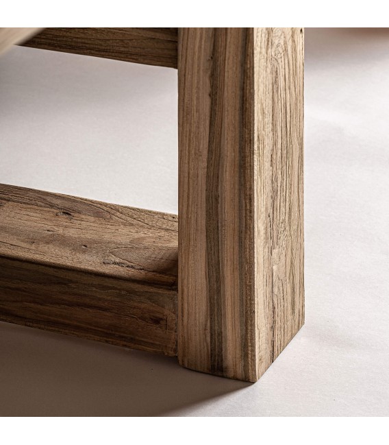 Mesa de comedor rectangular XXL  madera maciza de teca reciclada 4