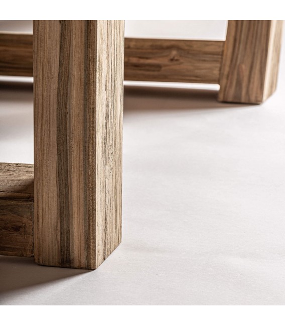 Mesa de comedor rectangular XXL  madera maciza de teca reciclada 5