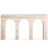Consola grande de travertino beige natural estilo contemporáneo 1