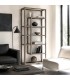 Estantería abierta de madera maciza de olmo estilo boho Mdmhogar