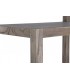 Estantería abierta de madera maciza de olmo estilo boho 3