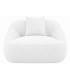 Sillón grande blanco con cojín auxiliar estilo moderno chill out1