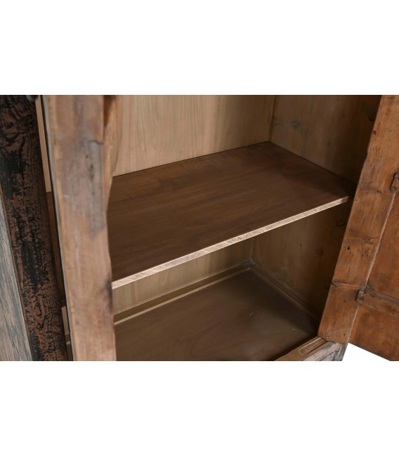 Armario alacena oriental, madera olmo, 2 puertas y 2 cajones.5