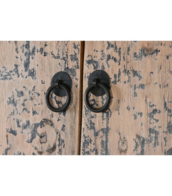 Armario alacena oriental, madera olmo, 2 puertas y 2 cajones.6