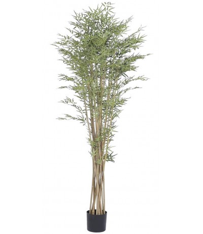Planta artificial de bambú alta con maceta para interior