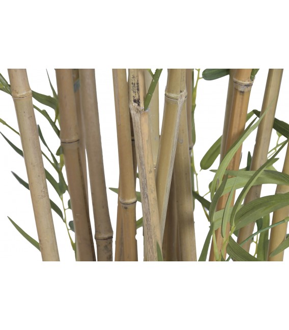 Planta artificial de bambú alta con maceta para interior 2