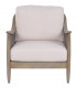 Butaca de madera maciza de fresno con acabado natural patinado blanco 1