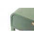 Consola de madera de pino con acabado verde contemporáneo 5