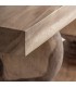 Consola de madera maciza de suar con acabado natural estilo boho 2