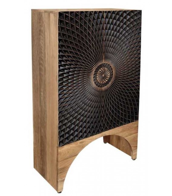 ARMARIO 80 X 40 COMPAS ARTESANAL MADERA NEGRO1