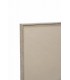 Cuadro abstracto XXL sobre lienzo beige con relieve textil blanco 4
