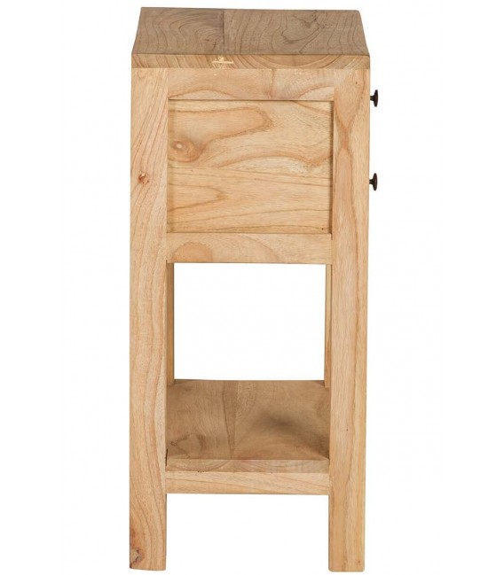 Mesita de noche de madera maciza de mindi 4